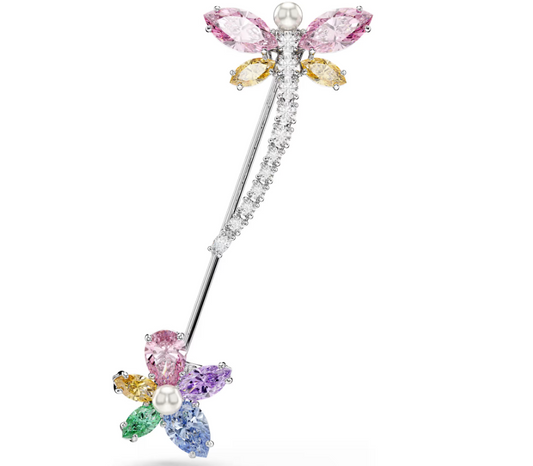 Swarovski 5737428 Spilla Ariana Grande Taglio misto, Libellula, Multicolore SW004269