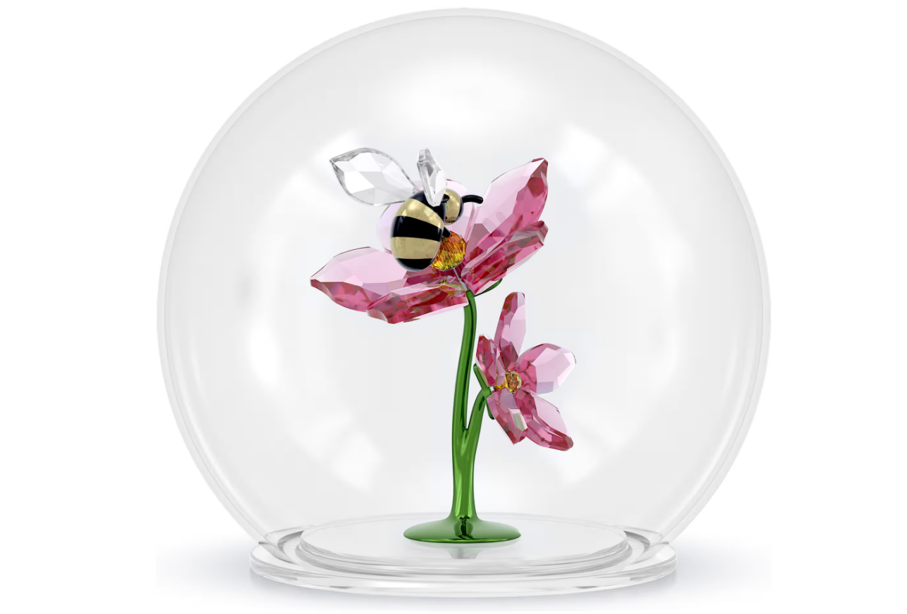 Swarovski 5721549 Idyllia Sfera in Vetro con Ape e Fiori SW004345