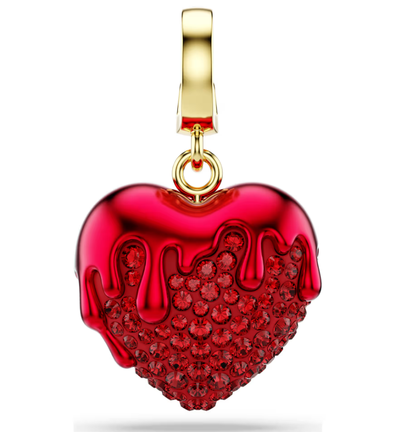 Swarovski 5742994 Charm Idyllia  Cuore, Rosso SW004100
