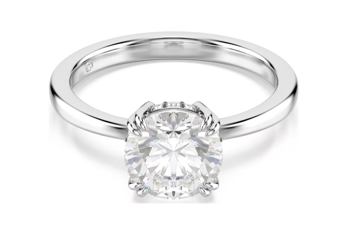 Swarovski 5717942 Anello cocktail Stilla Bianco Taglia 52 SW004240