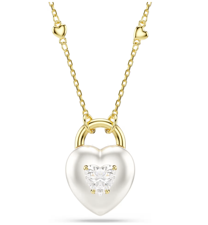 Swarovski 5744127 Pendente Idyllia Cuore Bianco SW004128