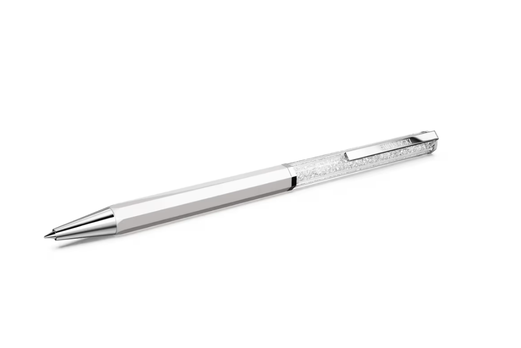 Swarovski 5760217 Penna a sfera Crystalline Laccato bianco, cromato SW004335