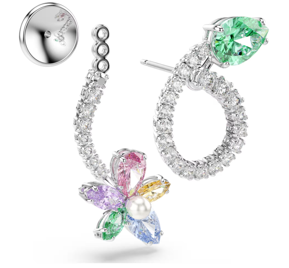 Swarovski 5749190 Orecchini pendenti con orecchino jacket Libellula, fiore SW004096