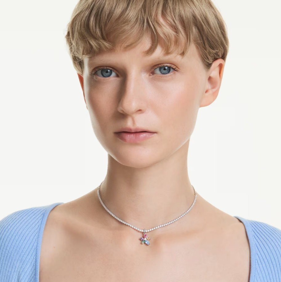 Swarovski 5749189 Girocollo Ariana Grande Fiore, Multicolore SW004130