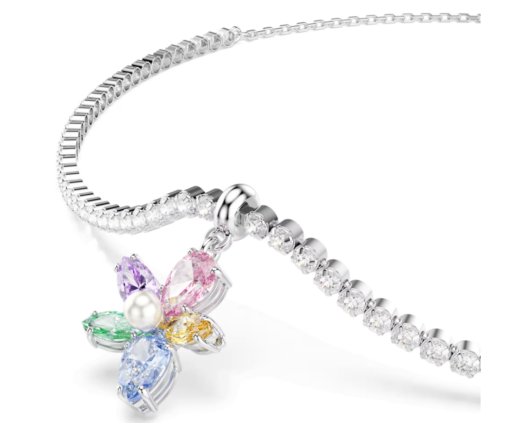 Swarovski 5749189 Girocollo Ariana Grande Fiore, Multicolore SW004130