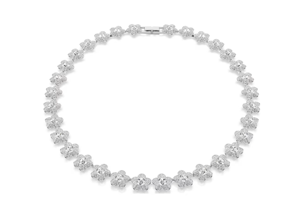 Swarovski 5749179 Collana Ariana Grande  Fiore, Bianca SW004113