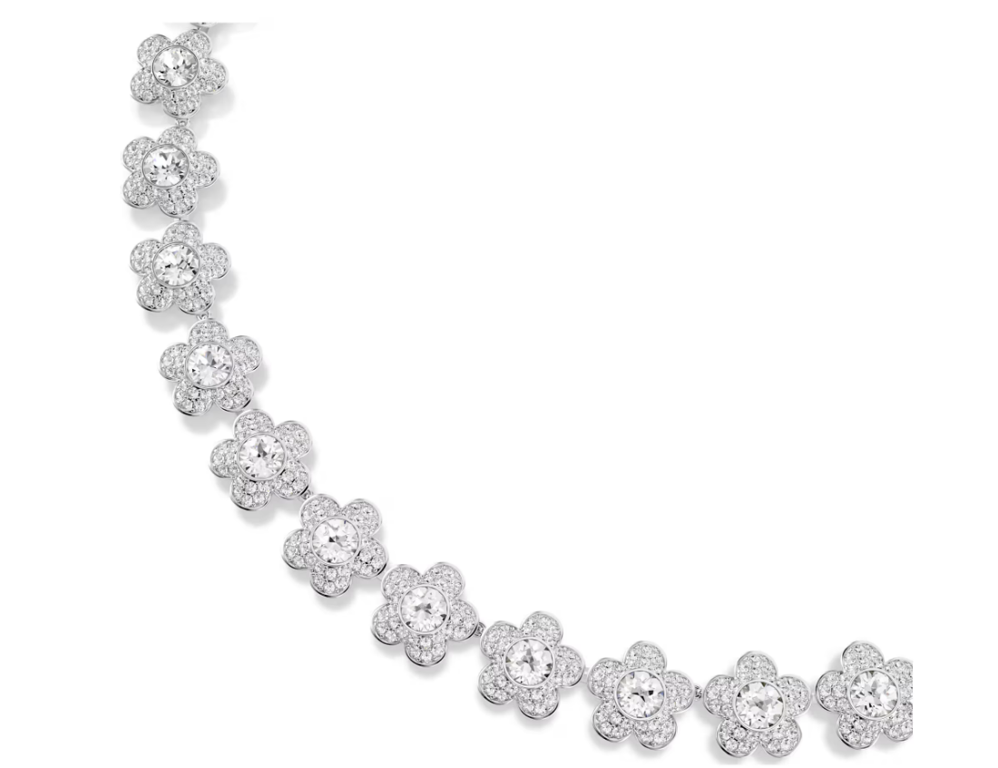 Swarovski 5749179 Collana Ariana Grande  Fiore, Bianca SW004113