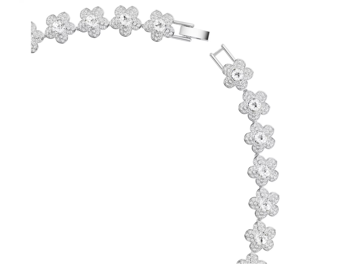 Swarovski 5749179 Collana Ariana Grande  Fiore, Bianca SW004113