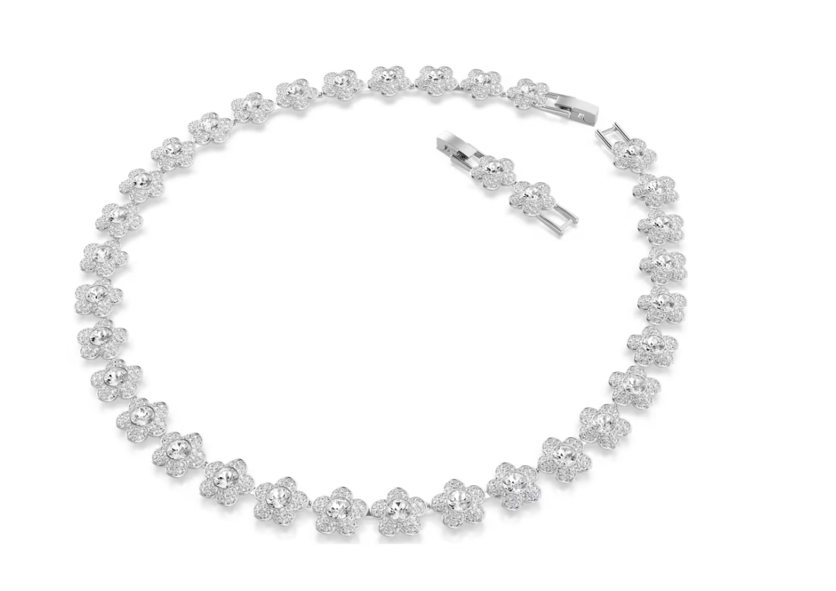 Swarovski 5749179 Collana Ariana Grande  Fiore, Bianca SW004113