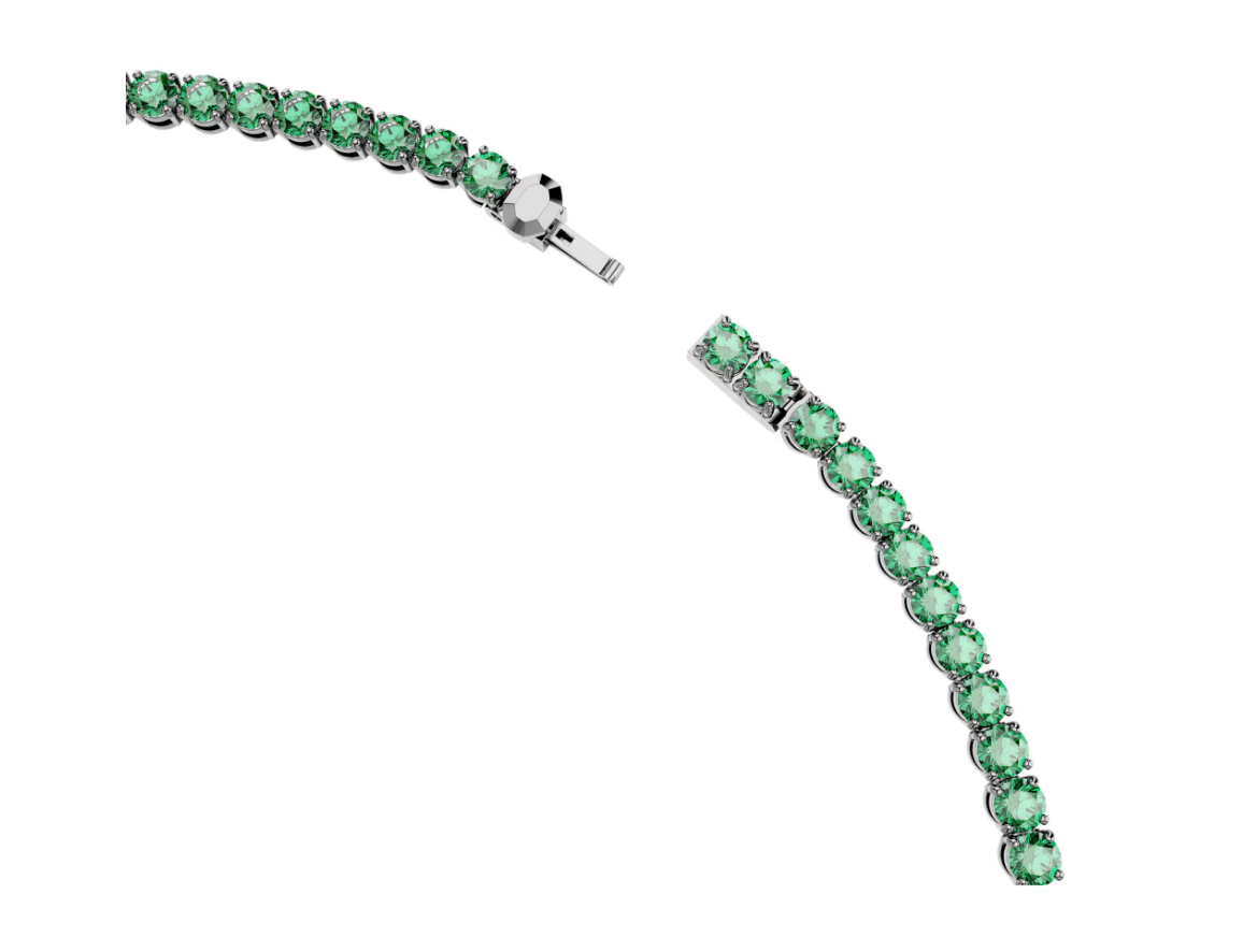 Swarovski 5743472 Collana Tennis Matrix Verde Taglia M SW004185