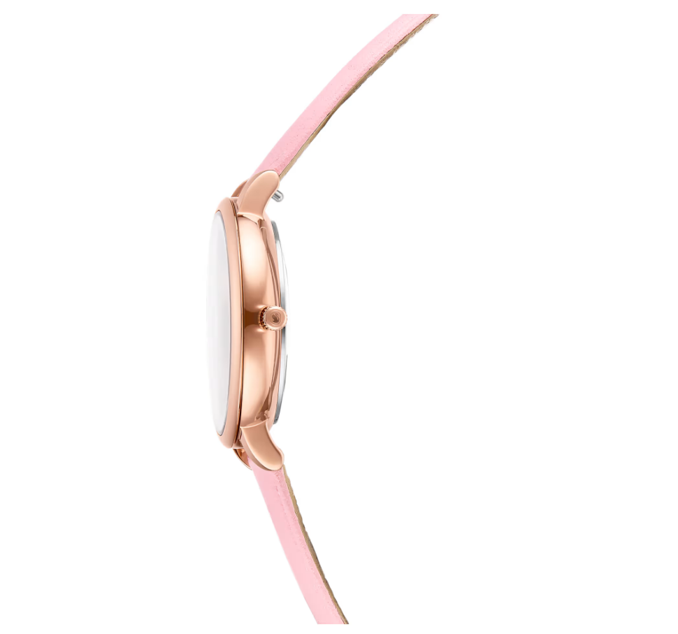 Swarovski 5739838 Orologio Teddy Cinturino in pelle, Rosa SW004164