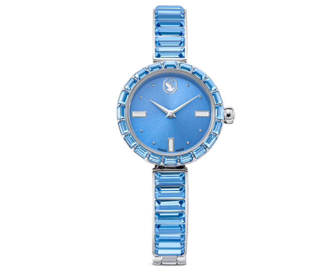 Swarovski 5730172 Orologio Matrix bangle  Bracciale in cristallo, Blu SW004244