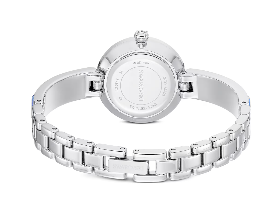 Swarovski 5730172 Orologio Matrix bangle  Bracciale in cristallo, Blu SW004244