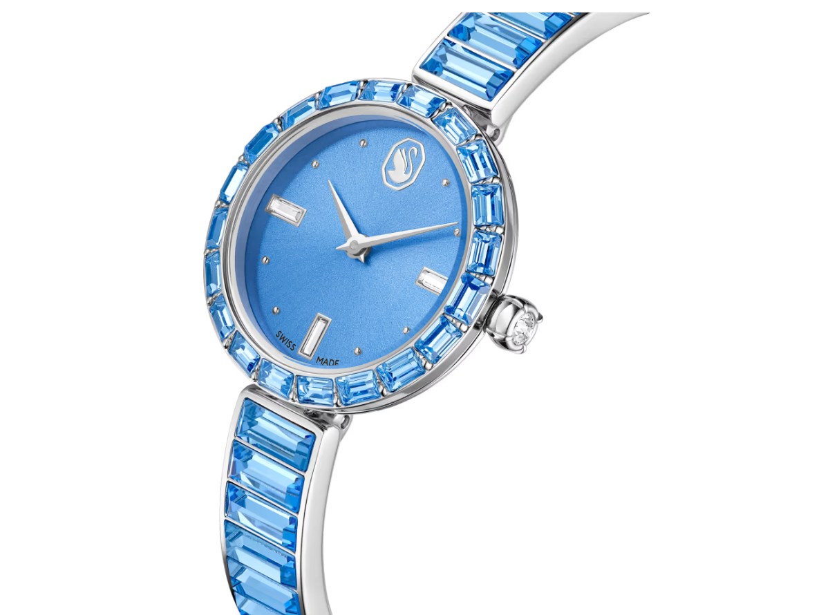 Swarovski 5730172 Orologio Matrix bangle  Bracciale in cristallo, Blu SW004244