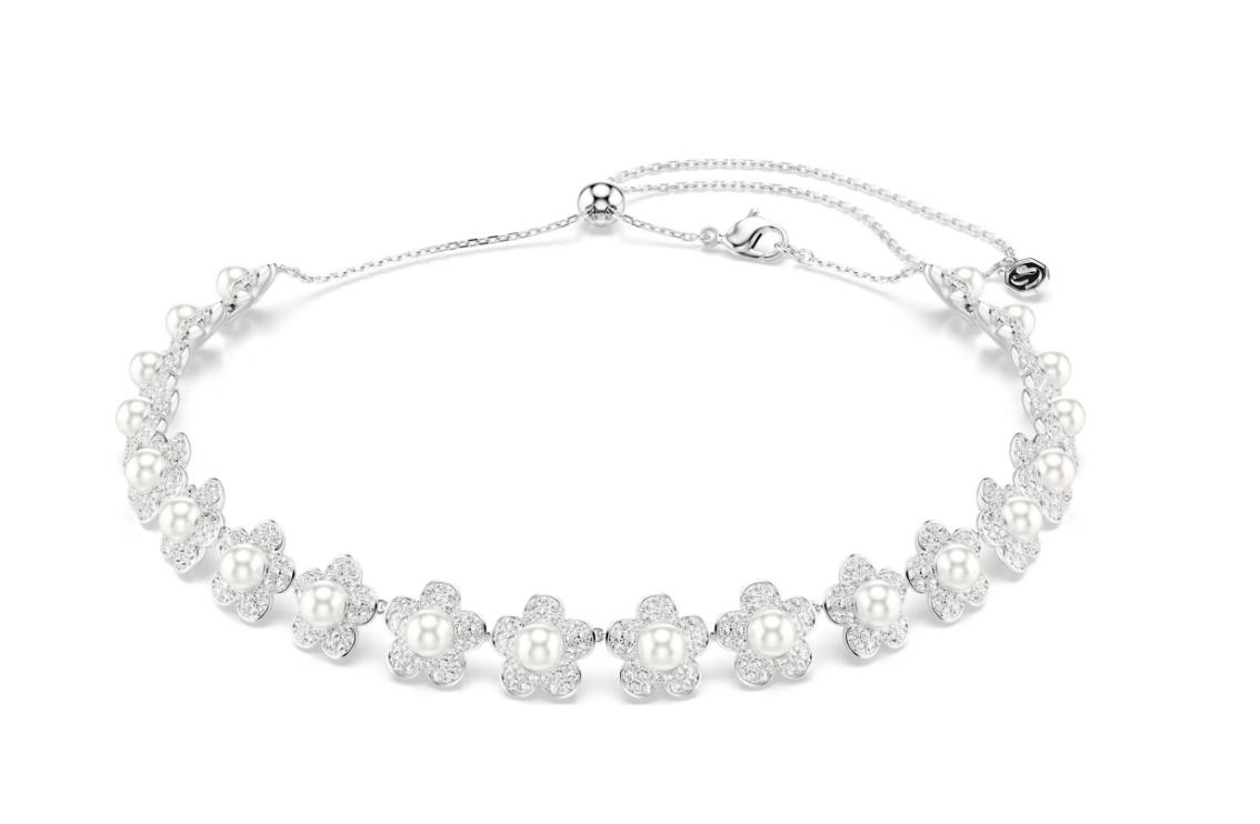 Swarovski 5751250 Girocollo Ariana Grande Crystal Pearl Bianco SW004304