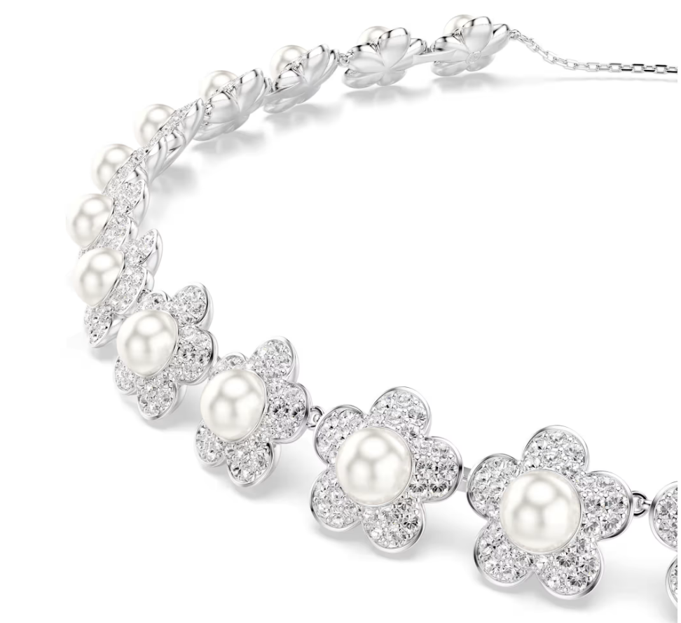 Swarovski 5751250 Girocollo Ariana Grande Crystal Pearl Bianco SW004304