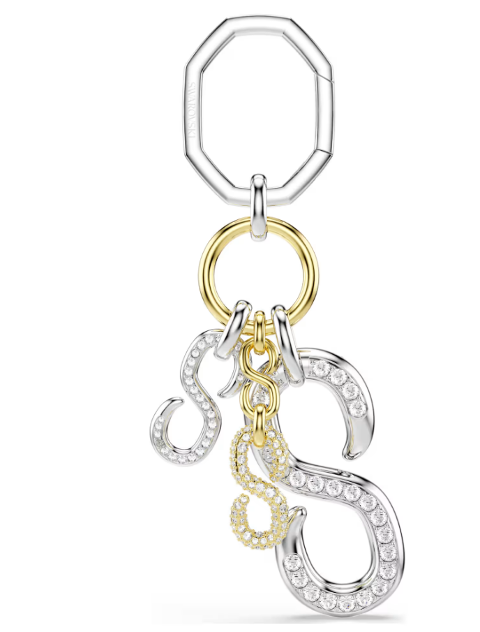 Swarovski 5763019 Accessorio per borse Taglio Round, Bianco, Mix di finiture SW004597