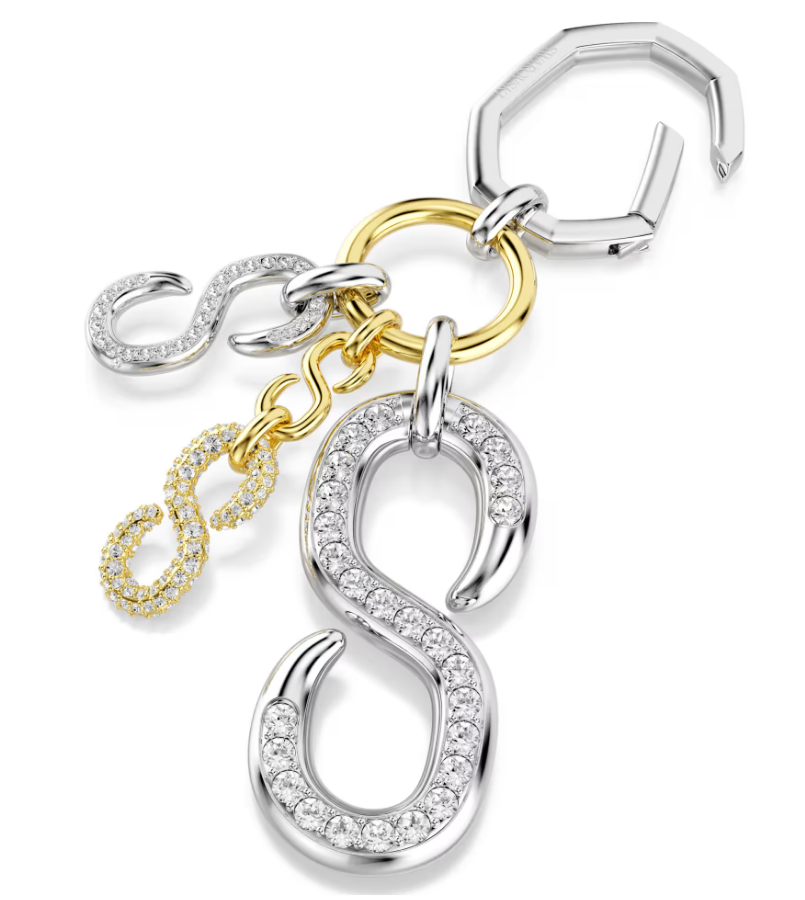 Swarovski 5763019 Accessorio per borse Taglio Round, Bianco, Mix di finiture SW004597