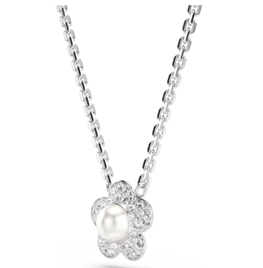 Swarovski 5755817 Pendente Ariana Grande Fiore, Bianco SW004133