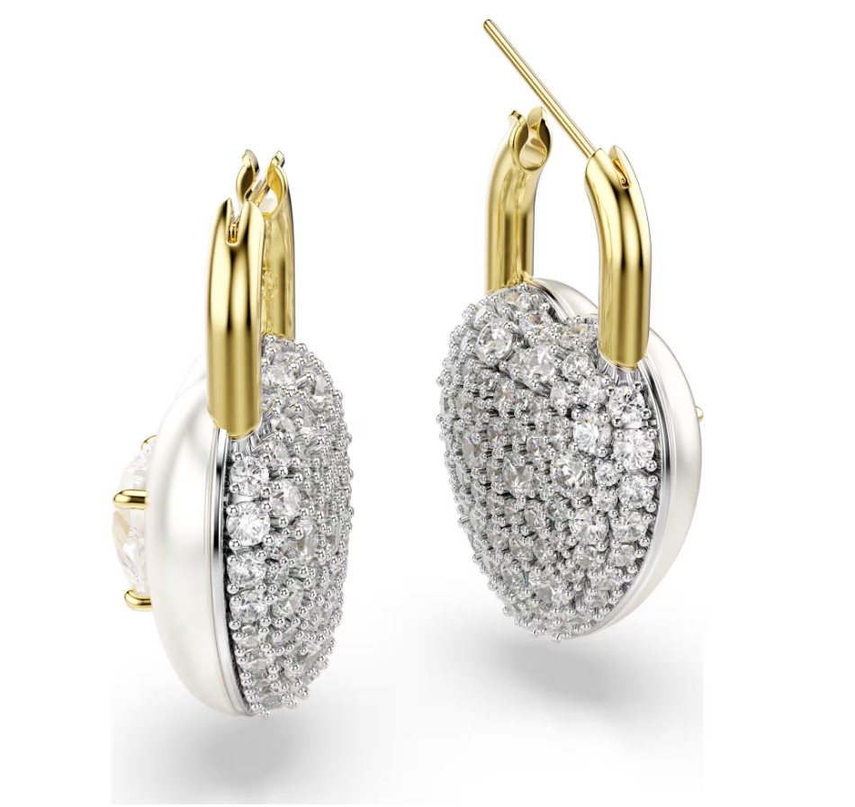 Swarovski 5737297 Orecchini pendenti Idyllia Cuore, Bianchi SW004140