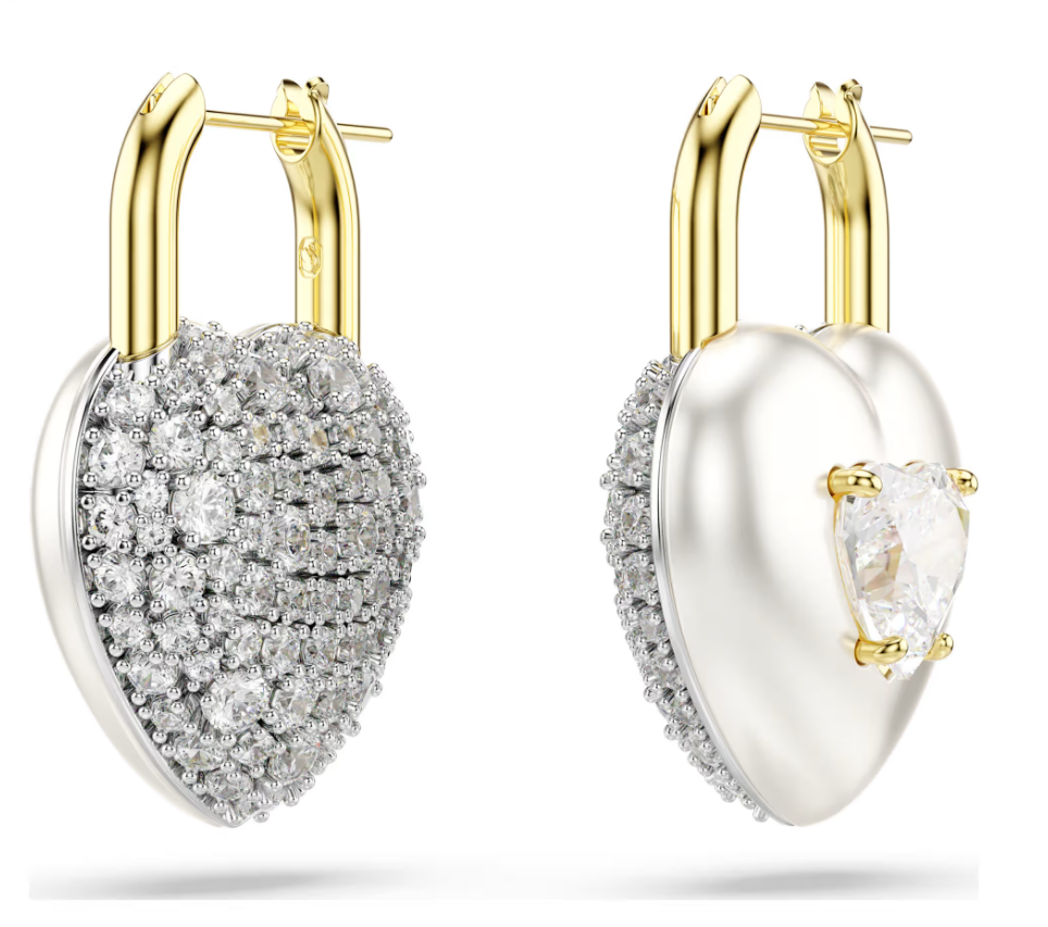 Swarovski 5737297 Orecchini pendenti Idyllia Cuore, Bianchi SW004140