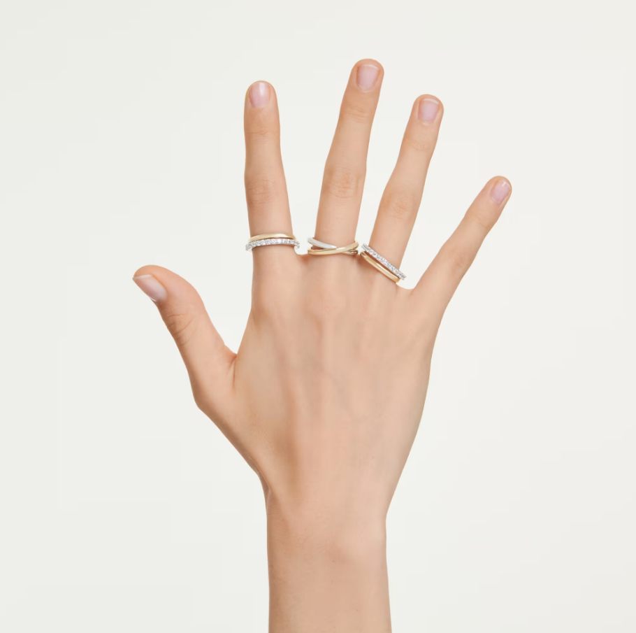 Swarovski 5740412 Anello cocktail Hyperbola Bianco taglia 60 SW004226