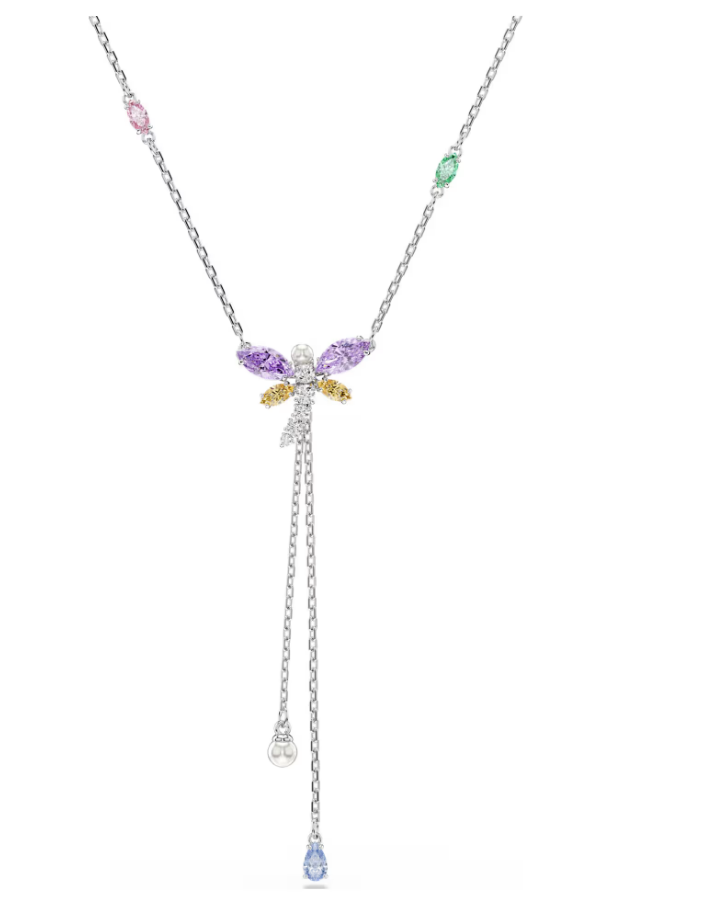 Swarovski 5749183 Collana a Y Ariana Grande Libellula, Multicolore SW004129