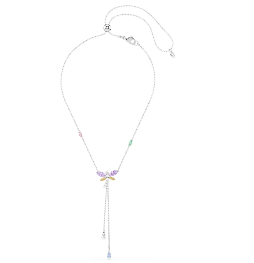 Swarovski 5749183 Collana a Y Ariana Grande Libellula, Multicolore SW004129