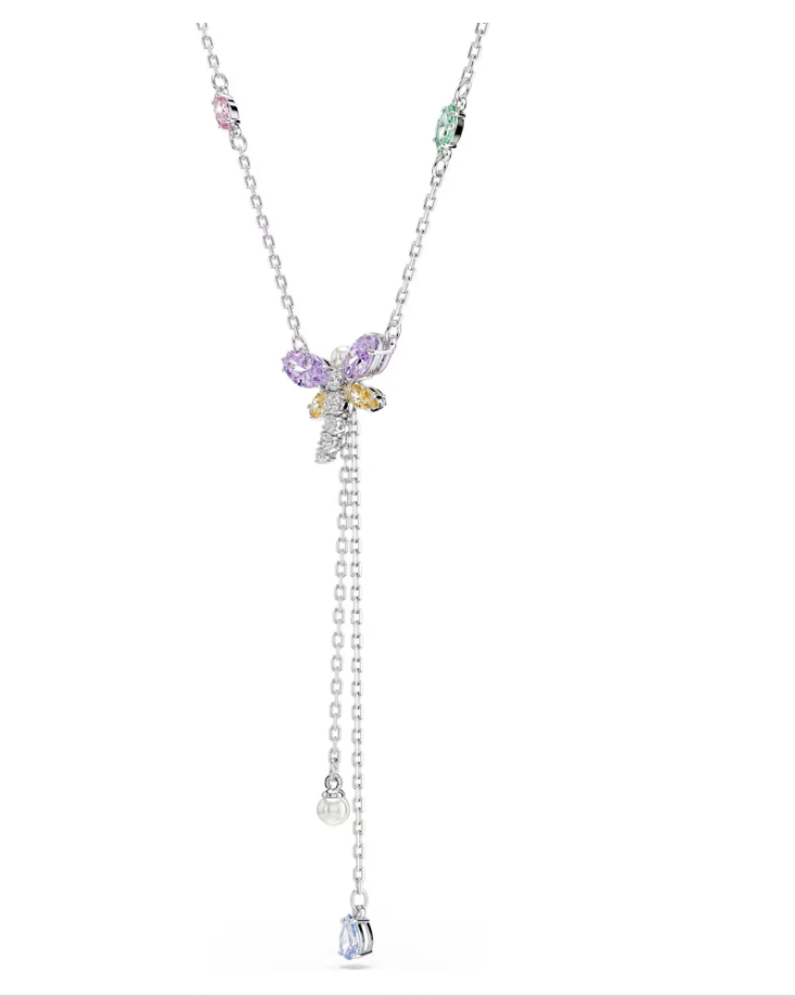 Swarovski 5749183 Collana a Y Ariana Grande Libellula, Multicolore SW004129