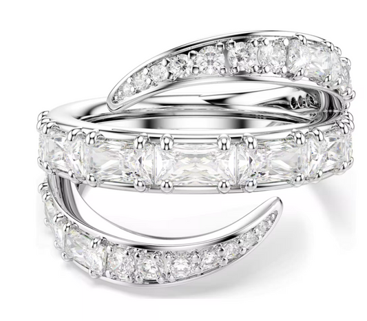 Swarovski 5762204 Anello Vienna Cigno, Bianco Taglia 50-55 SW004582