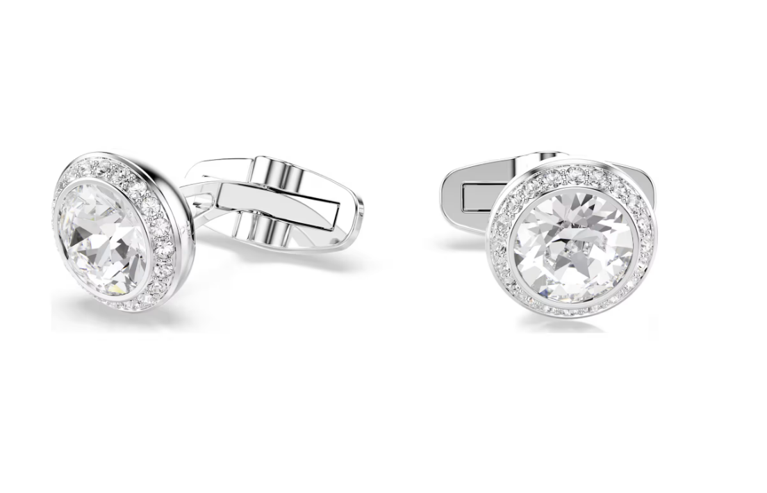 Swarovski 5761046 Gemelli Una Angelic Bianchi Placcato rodio SW004577