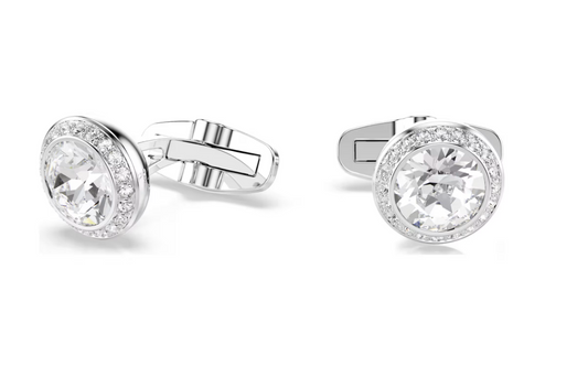 Swarovski 5761046 Gemelli Una Angelic Bianchi Placcato rodio SW004577
