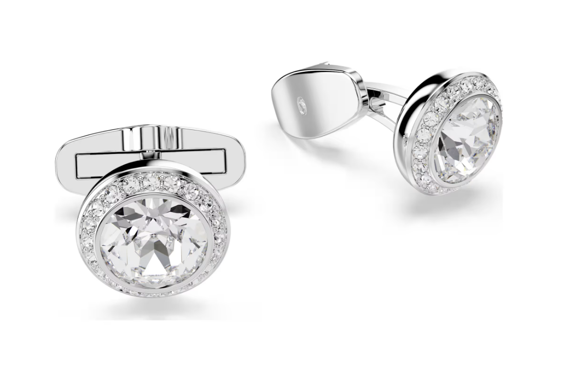 Swarovski 5761046 Gemelli Una Angelic Bianchi Placcato rodio SW004577