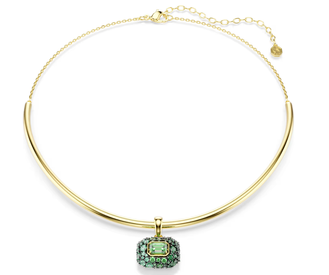 Swarovski 5760763 Girocollo Sublima Verde Finitura oro 18K SW004574