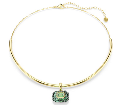 Swarovski 5760763 Girocollo Sublima Verde Finitura oro 18K SW004574