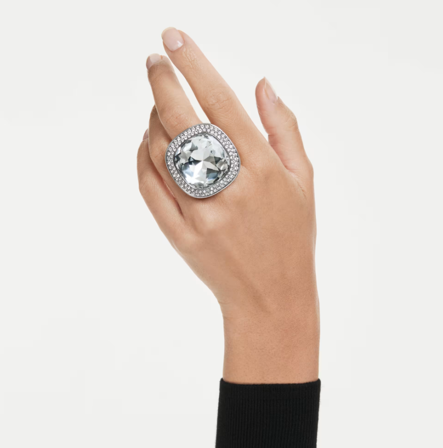 Swarovski 5760118 Anello cocktail Una Angelic Bianco Taglia 55-60 SW004570