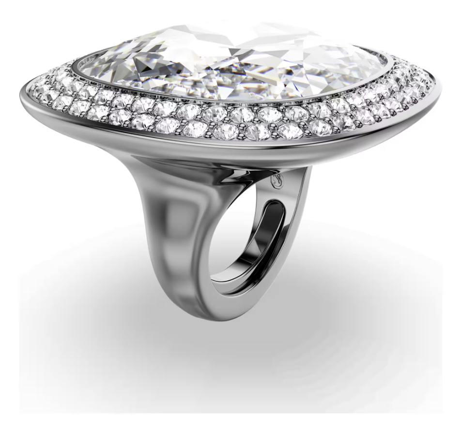 Swarovski 5760118 Anello cocktail Una Angelic Bianco Taglia 55-60 SW004570