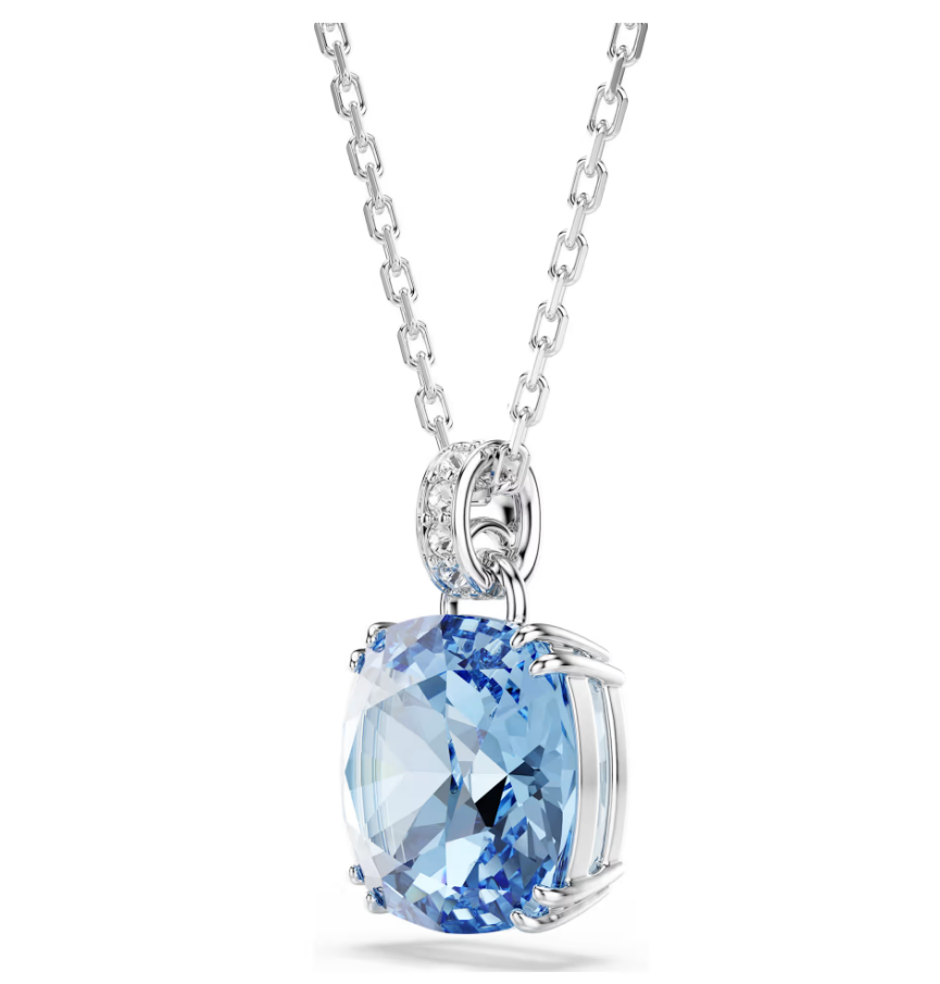 Swarovski 5760057 Pendente Millenia Taglio Cushion, Blu Placcato rodio SW004567