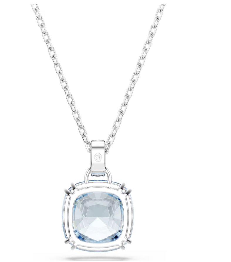 Swarovski 5760057 Pendente Millenia Taglio Cushion, Blu Placcato rodio SW004567