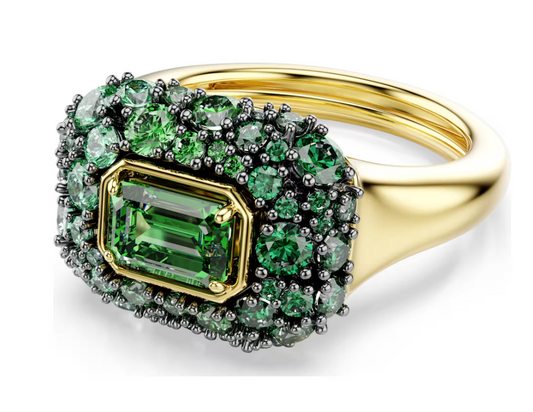 Swarovski 5759920 Anello cocktail Sublima Taglio ottagonale Verde Taglia 50-55 SW004562