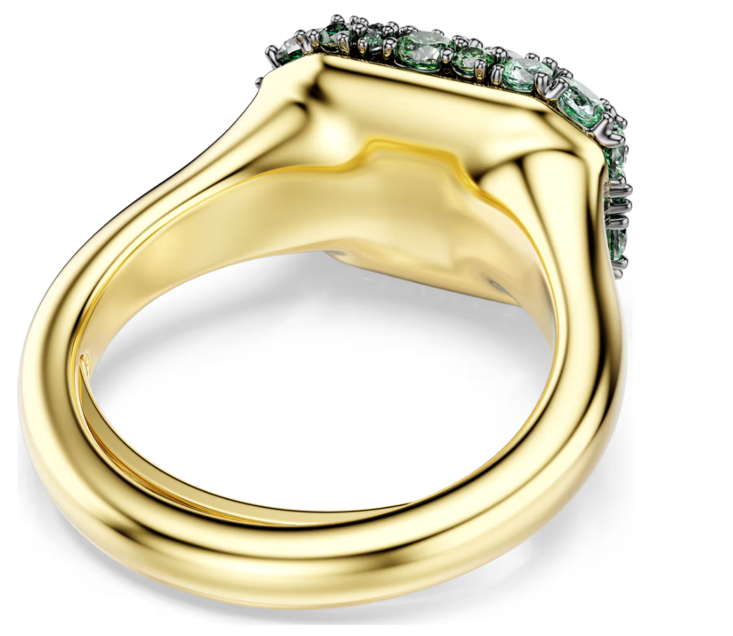 Swarovski 5759921 Anello cocktail Sublima Taglio ottagonale Verde Taglia 55-60 SW004563