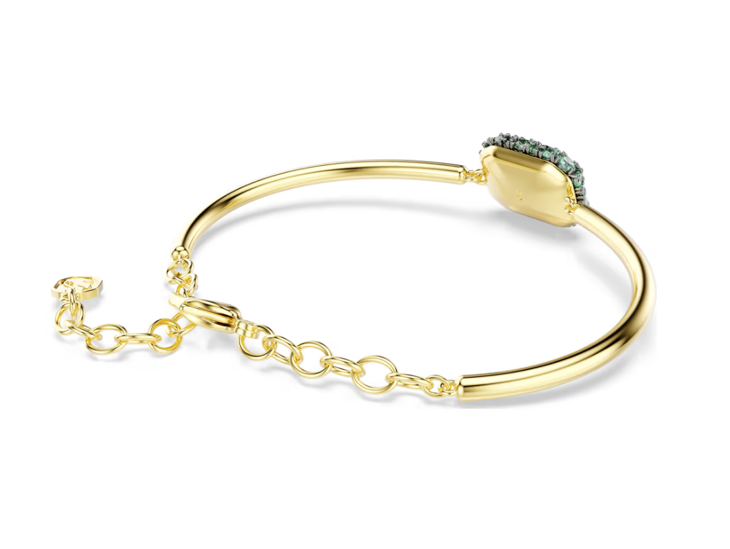 Swarovski 5758457 Bracciale rigido Sublima Taglio ottagonale Verde SW004551
