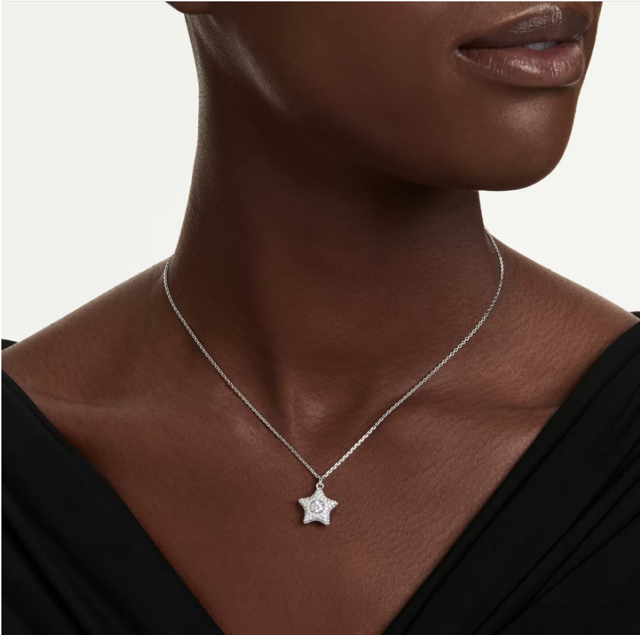 Swarovski 5758393 Pendente Sublima Taglio Round Stella Bianco SW004550