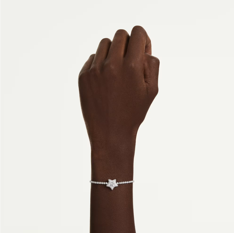 Swarovski 5758392 Braccialetto Sublima Taglio Round Stella Bianco SW004549