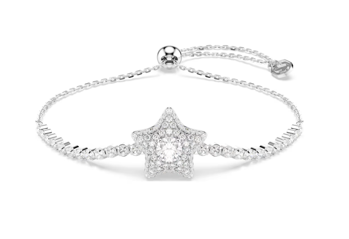 Swarovski 5758392 Braccialetto Sublima Taglio Round Stella Bianco SW004549