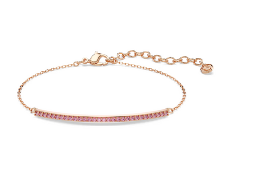 Swarovski 5757999 Braccialetto Only Taglio Round Rosa Finitura oro rosa SW004331