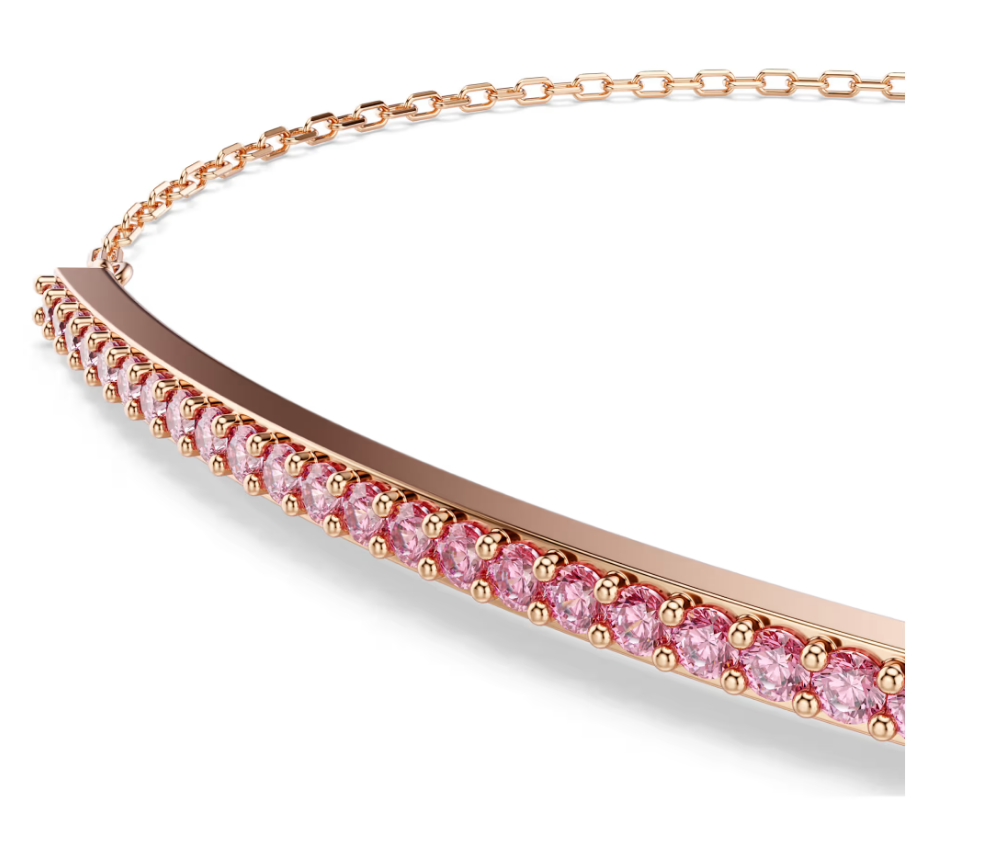 Swarovski 5757999 Braccialetto Only Taglio Round Rosa Finitura oro rosa SW004331