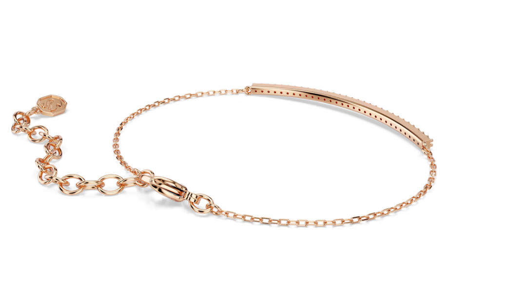 Swarovski 5757999 Braccialetto Only Taglio Round Rosa Finitura oro rosa SW004331