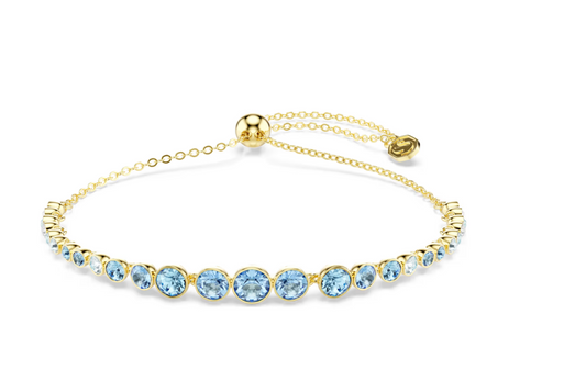 Swarovski 5757824 Braccialetto Imber Taglio Round Blu SW004329
