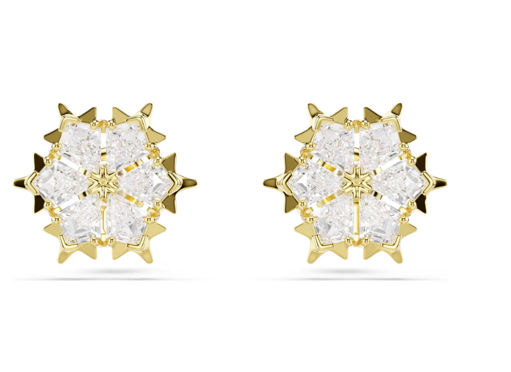 Swarovski 5757816 Orecchini a lobo Magic Fiocco Di Neve Bianchi SW004328